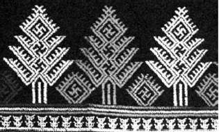 树纹 —— 瑶族服饰花纹图案（五）